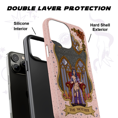 Purplehecate The Mother Tarot Card Ancient Mirror Phone Case