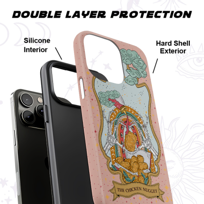 Purplehecate The Chicken Nugget Tarot Ancient Mirror Phone Case