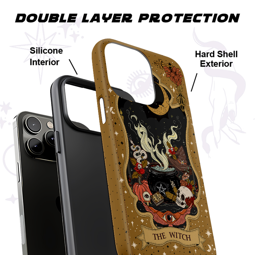 Purplehecate The Witch Magical Tarot Ancient Mirror Phone Case