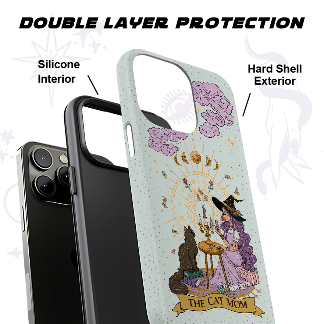Purplehecate The Cat Witch Mom Phone Case