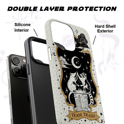Purplehecate The Team Trash Tarot Ancient Mirror Phone Case