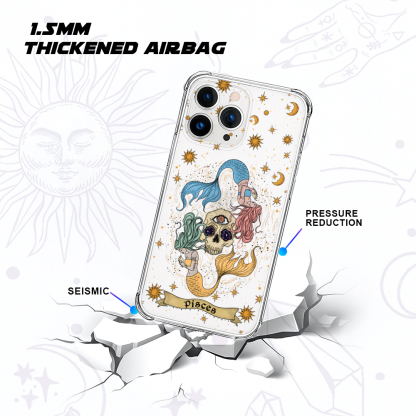 Purplehecate Pisces Zodiac Clear Phone Case