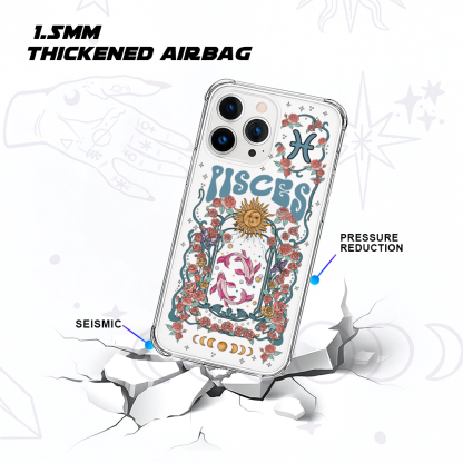 Purplehecate Pisces Spirit Zodiac Clear Phone Case