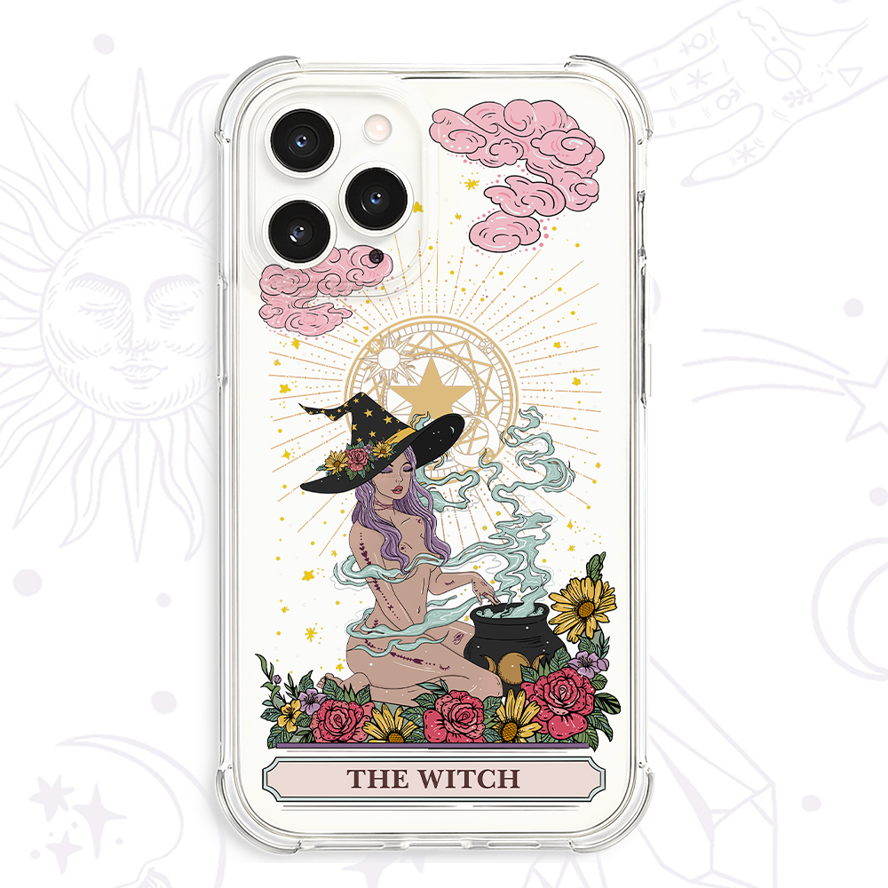 Purplehecate The Witch Clear Phone Case