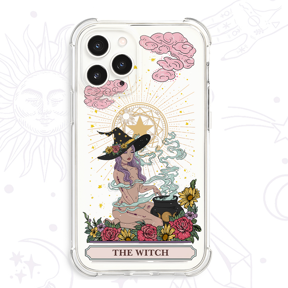 Purplehecate The Witch Clear Phone Case