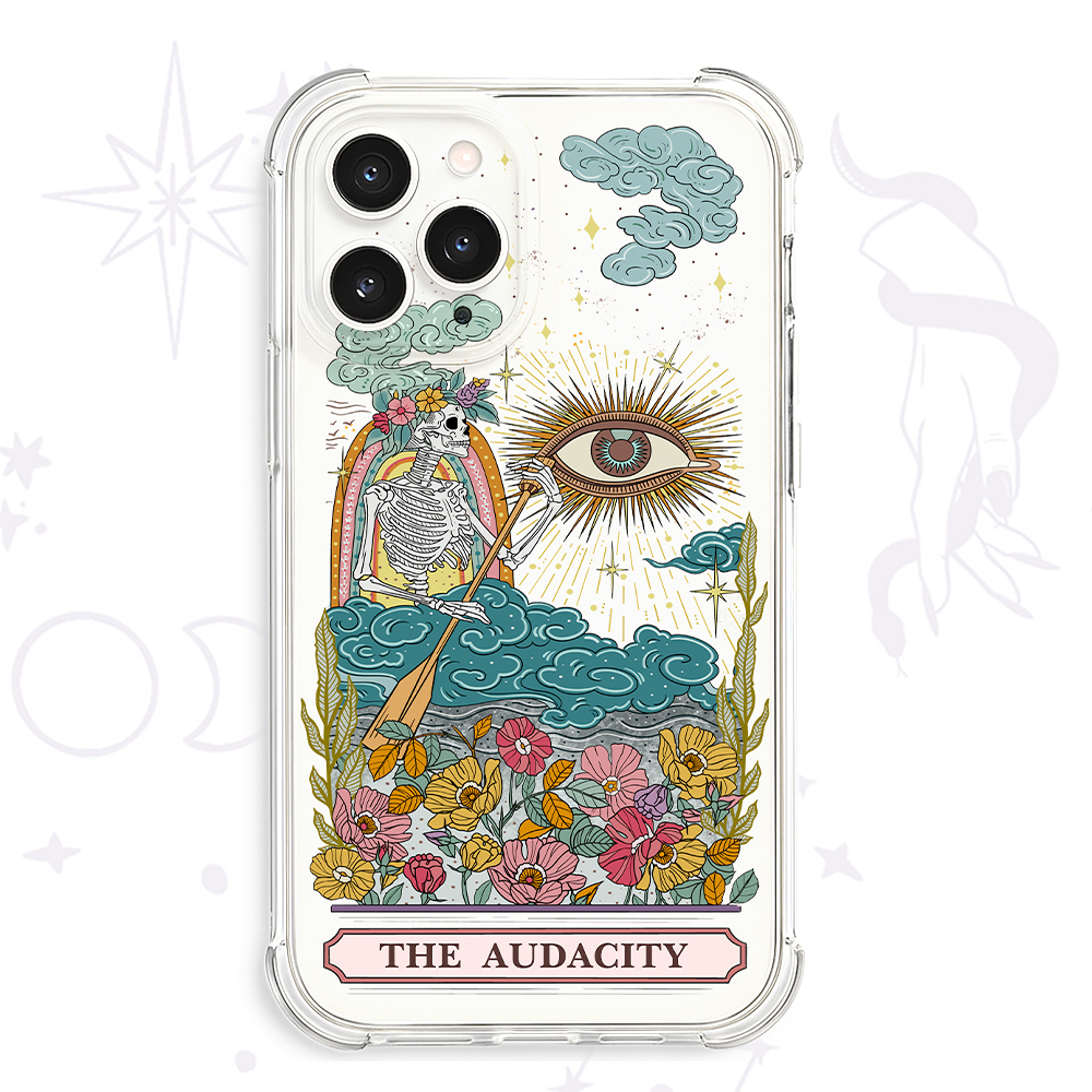 Purplehecate The Audacity Clear Phone Case