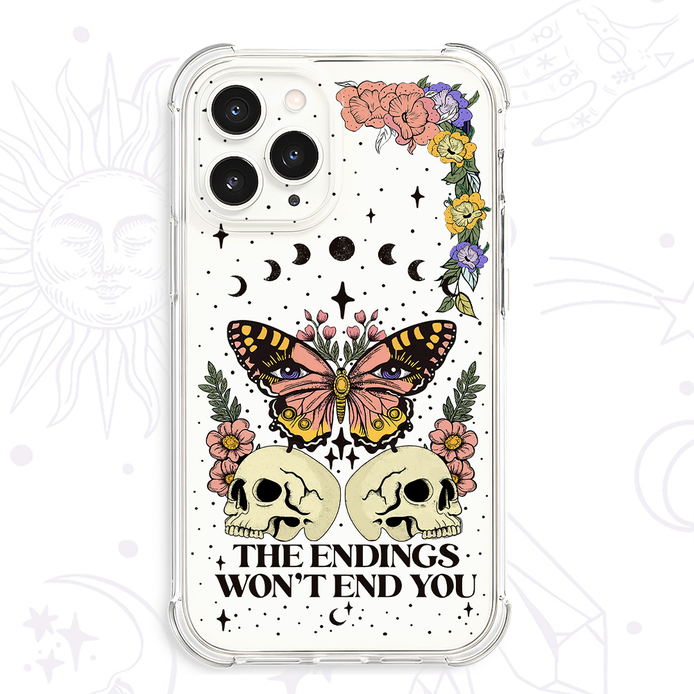 Purplehecate The Endings Won't End You Clear Phone Case
