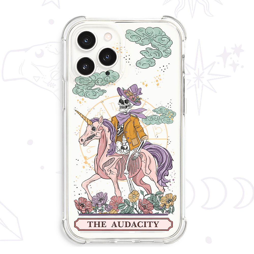 Purplehecate The Audacity Clear Phone Case
