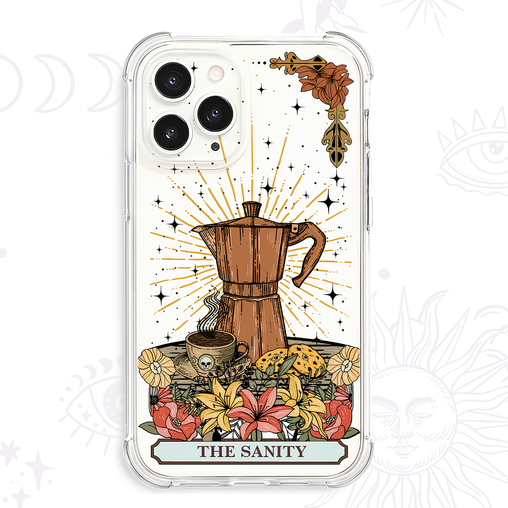 Purplehecate The Sanity Food Clear Phone Case