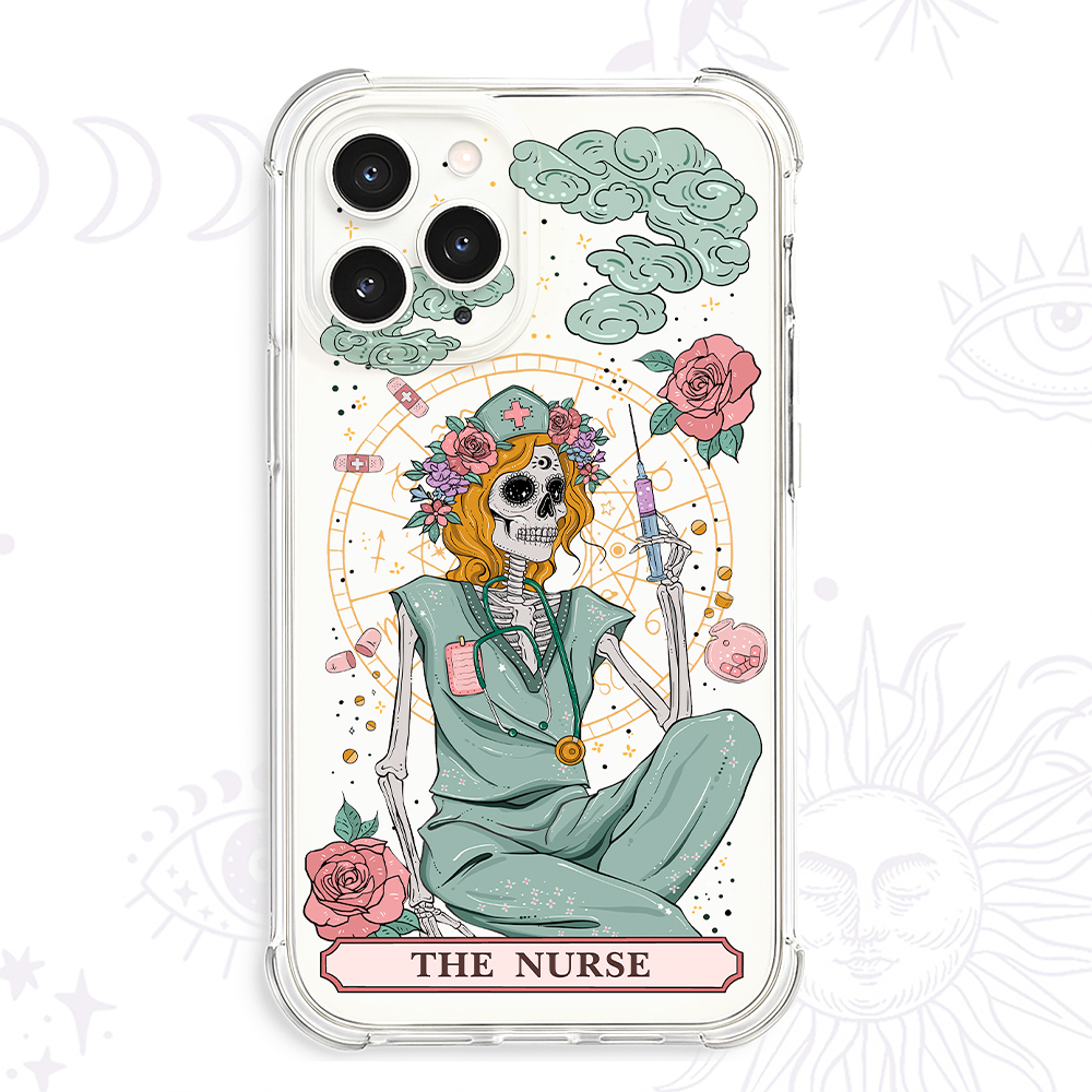 Purplehecate The Nurse Clear Phone Case
