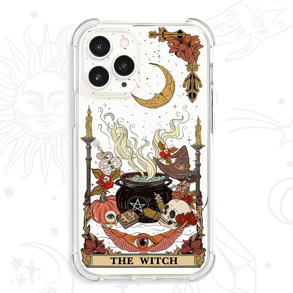 Purplehecate The Witch Magical Clear Phone Case