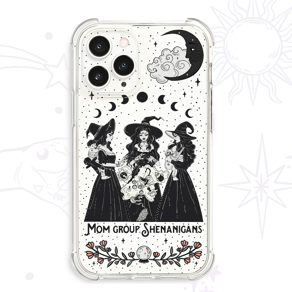 Purplehecate Mom Group Shenanigans Clear Phone Case