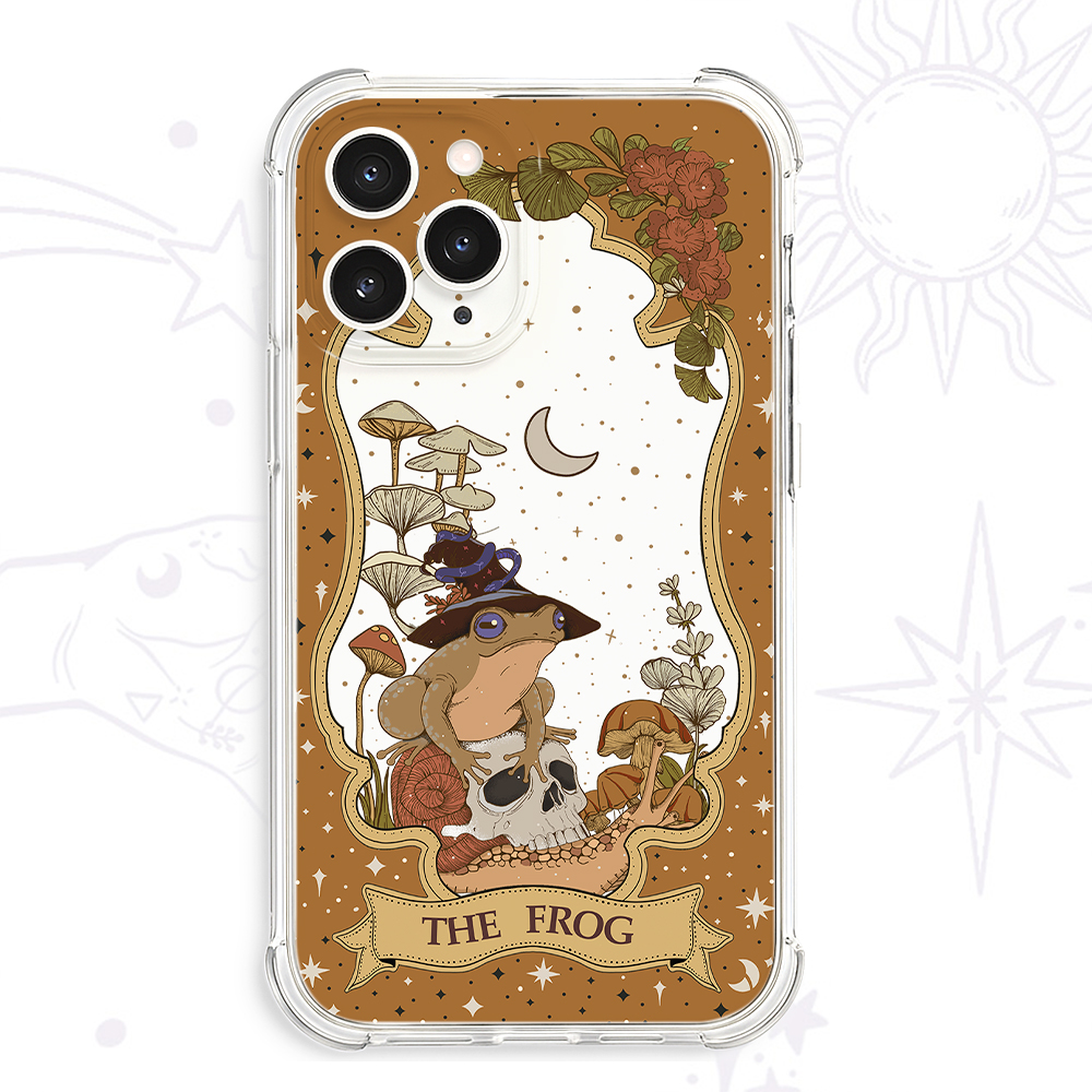 Purplehecate The Frog Tarot Clear Phone Case