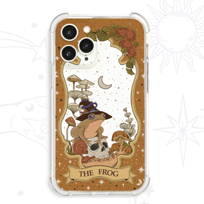 Purplehecate The Frog Tarot Clear Phone Case