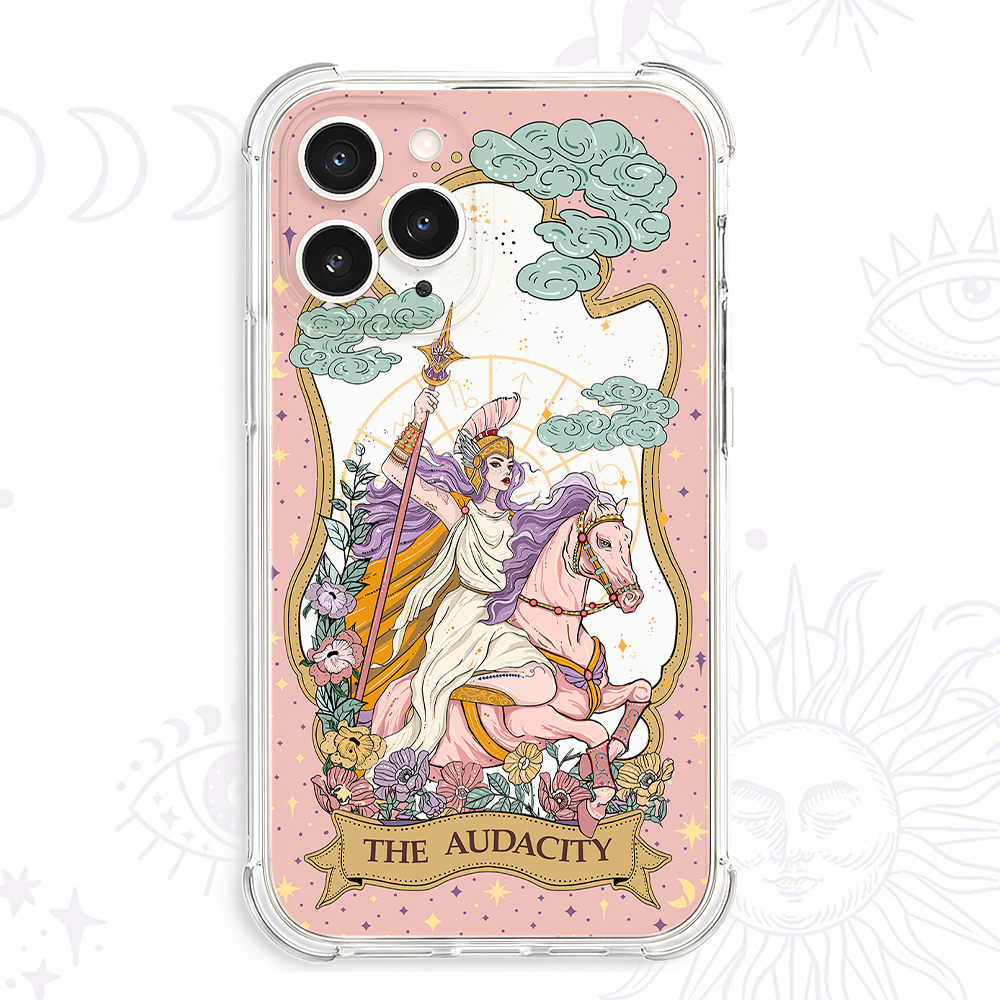 Purplehecate The Audacity Goddess Clear Phone Case