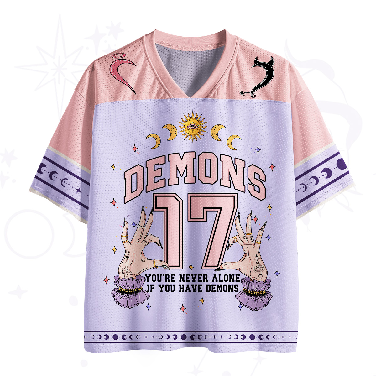 Purplehecate Celestial Demons 17 Mesh Jersey