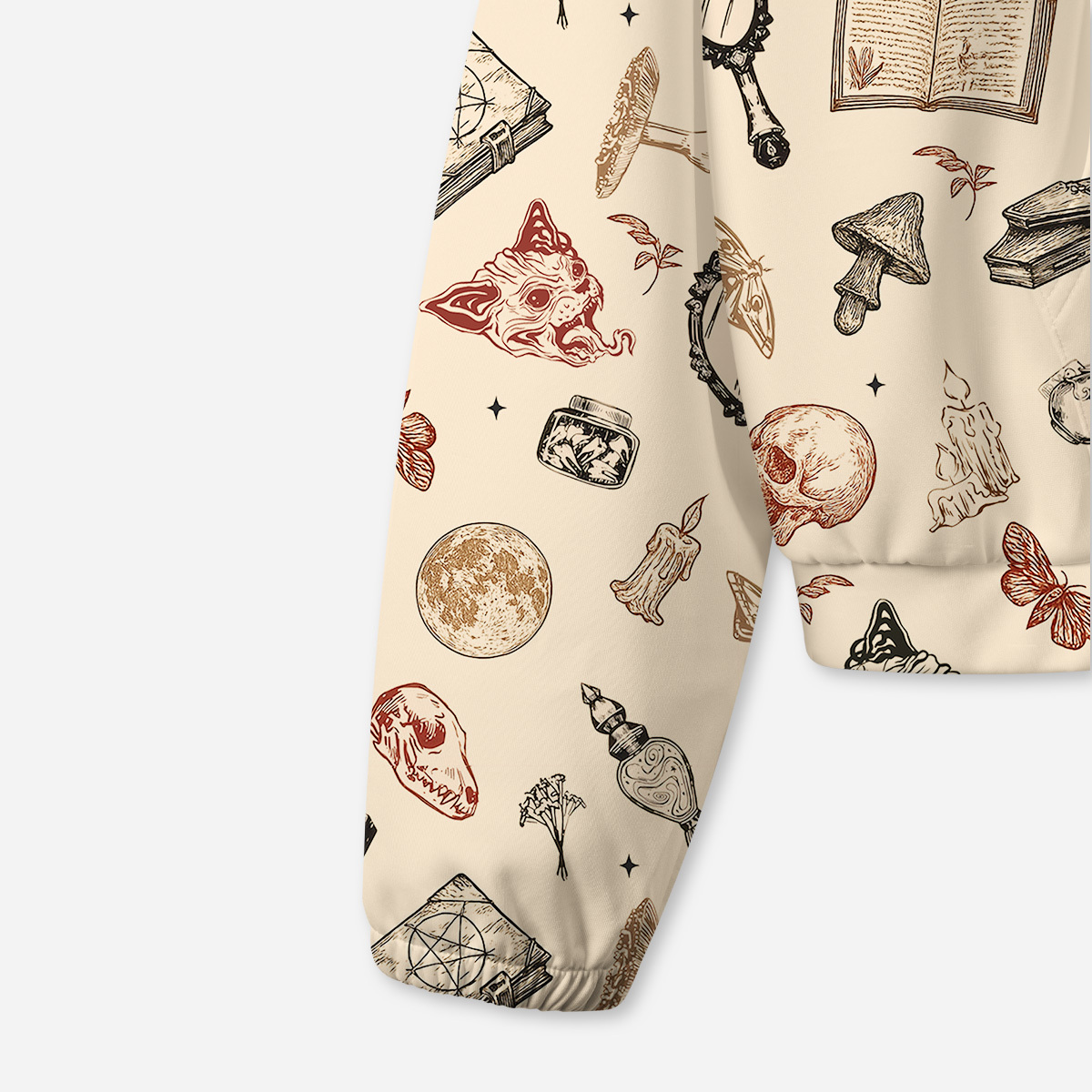 Purplehecate Witchcraft Study All-Over Print Hoodie