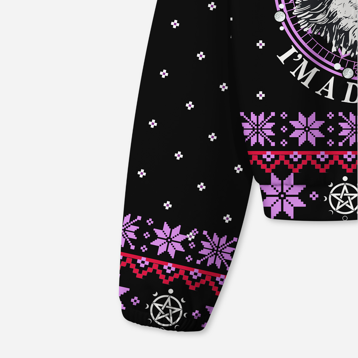 Purplehecate First Of All I'm A Delightful Opossum All-Over Print Hoodie