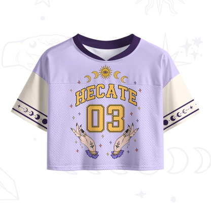 Purplehecate Hecate Moonlight Sorcery Crop Sports Jersey