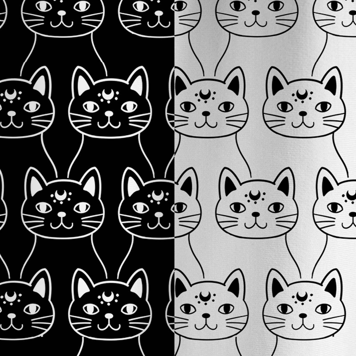 Purplehecate Sketchy Cat All Over Print T-Shirt