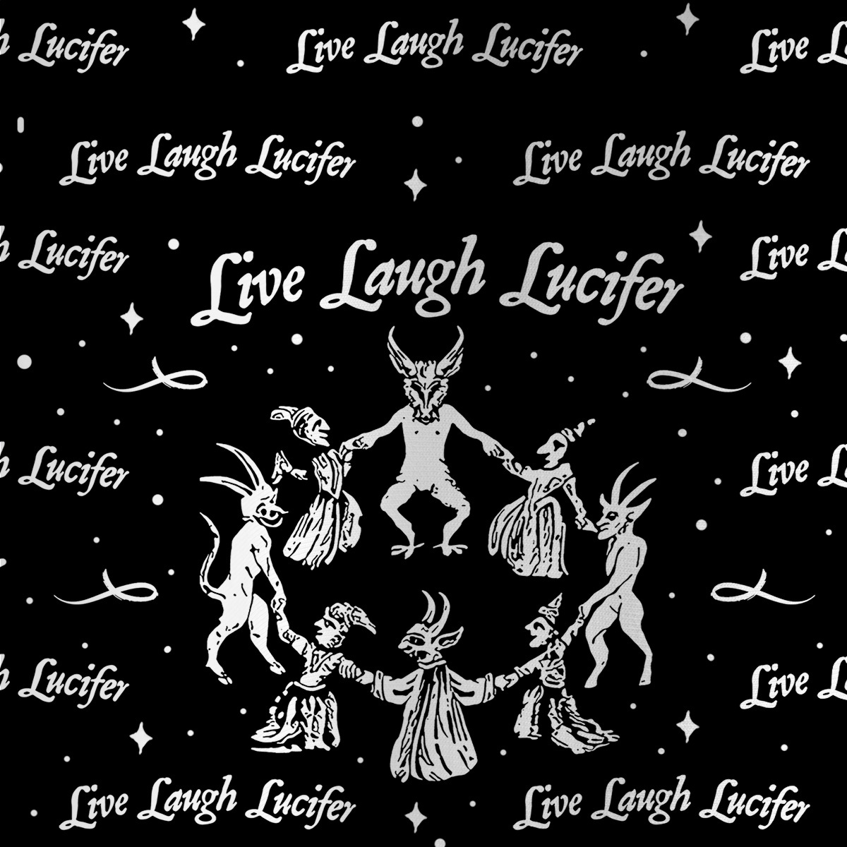 Purplehecate Live Laugh Lucifer All Over Print T-Shirt