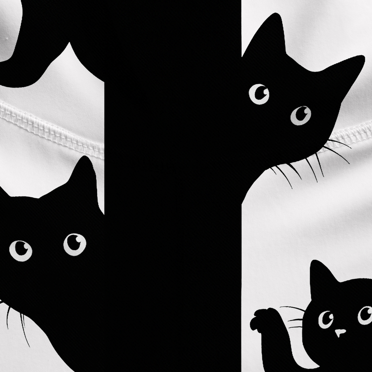 Purplehecate Peekaboo Cats Yoga Pants