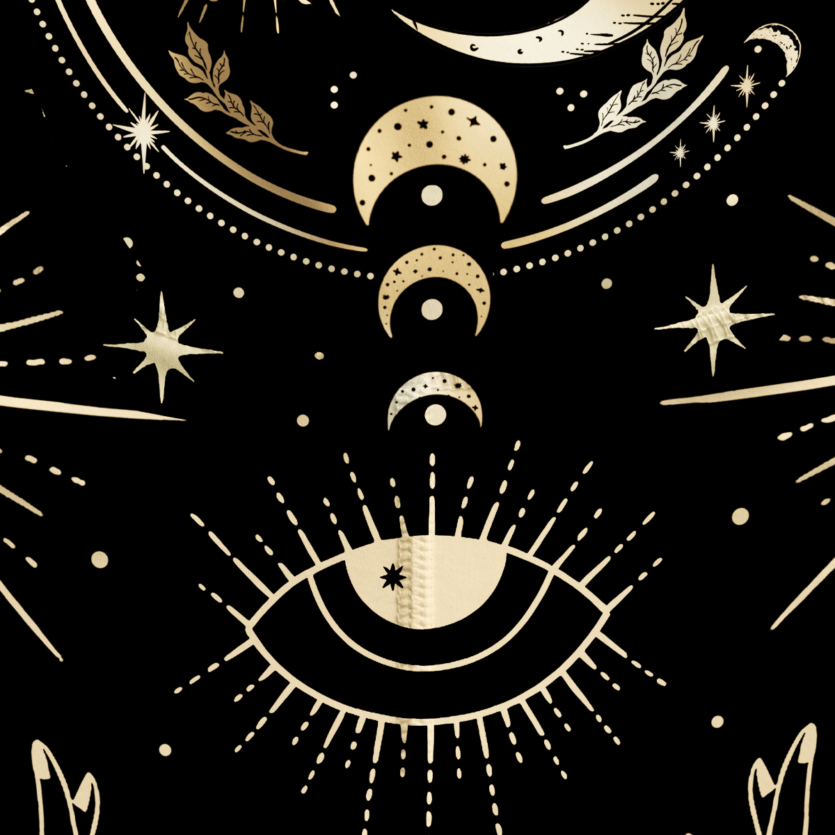 Purplehecate Celestial Sun and Moon Yoga Pants