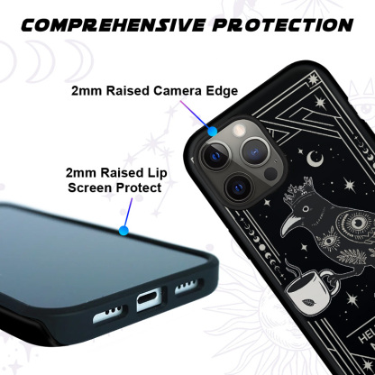 Purplehecate Hello Darkness My Old Friend Phone Case