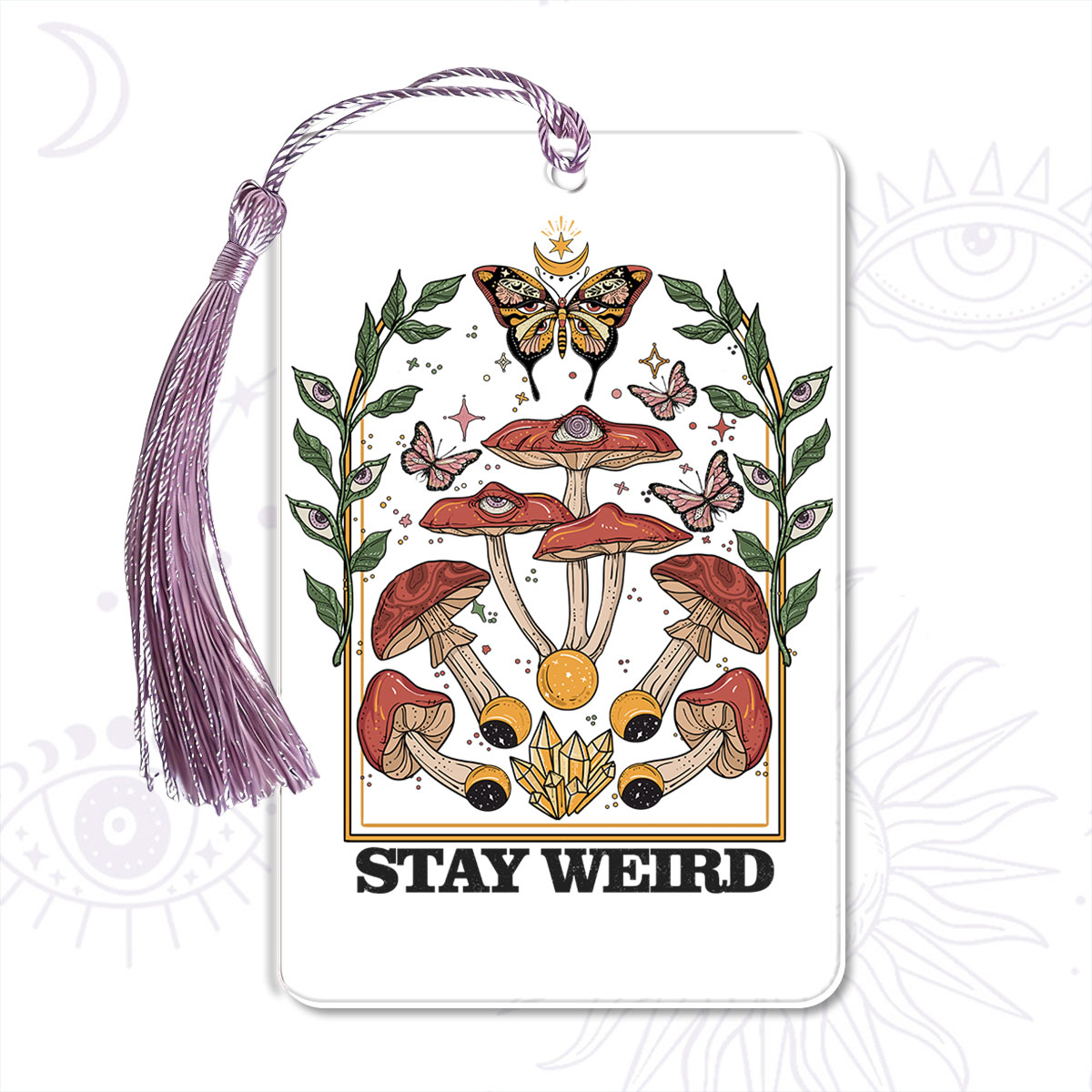 Purplehecate Stay Weird Bookmark