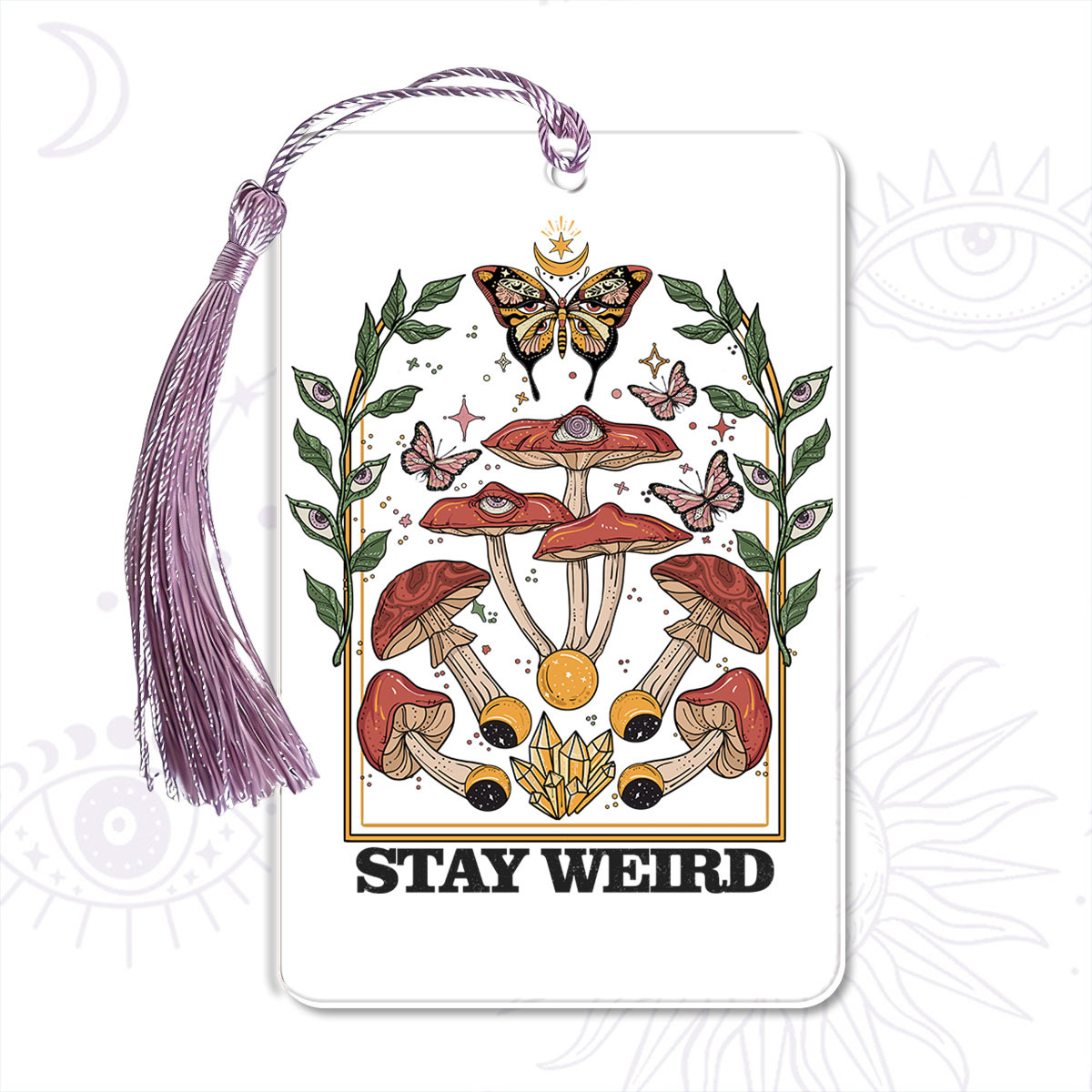 Purplehecate Stay Weird Bookmark