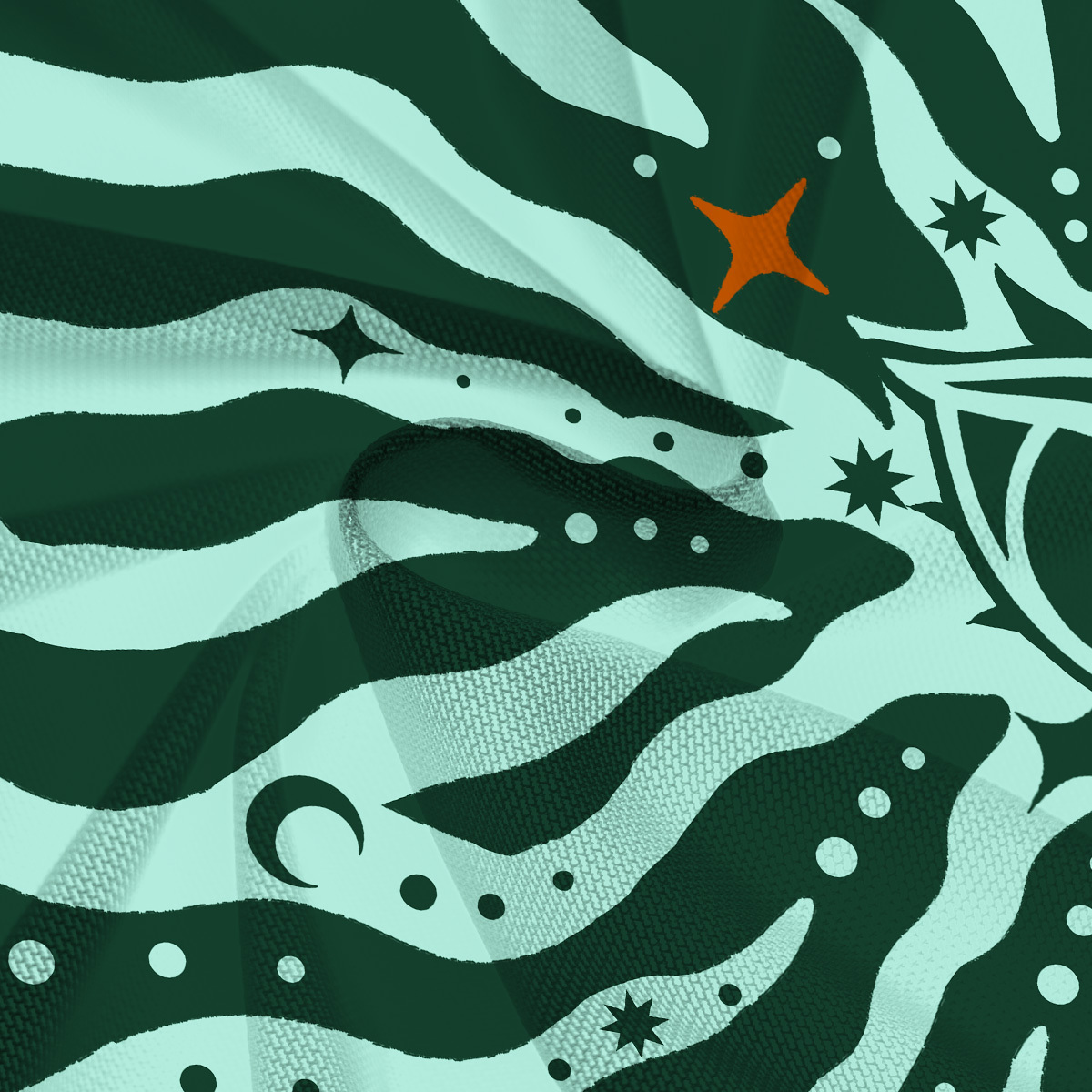 Purplehecate Green Vision Illusion Mesh Cover Up Dress