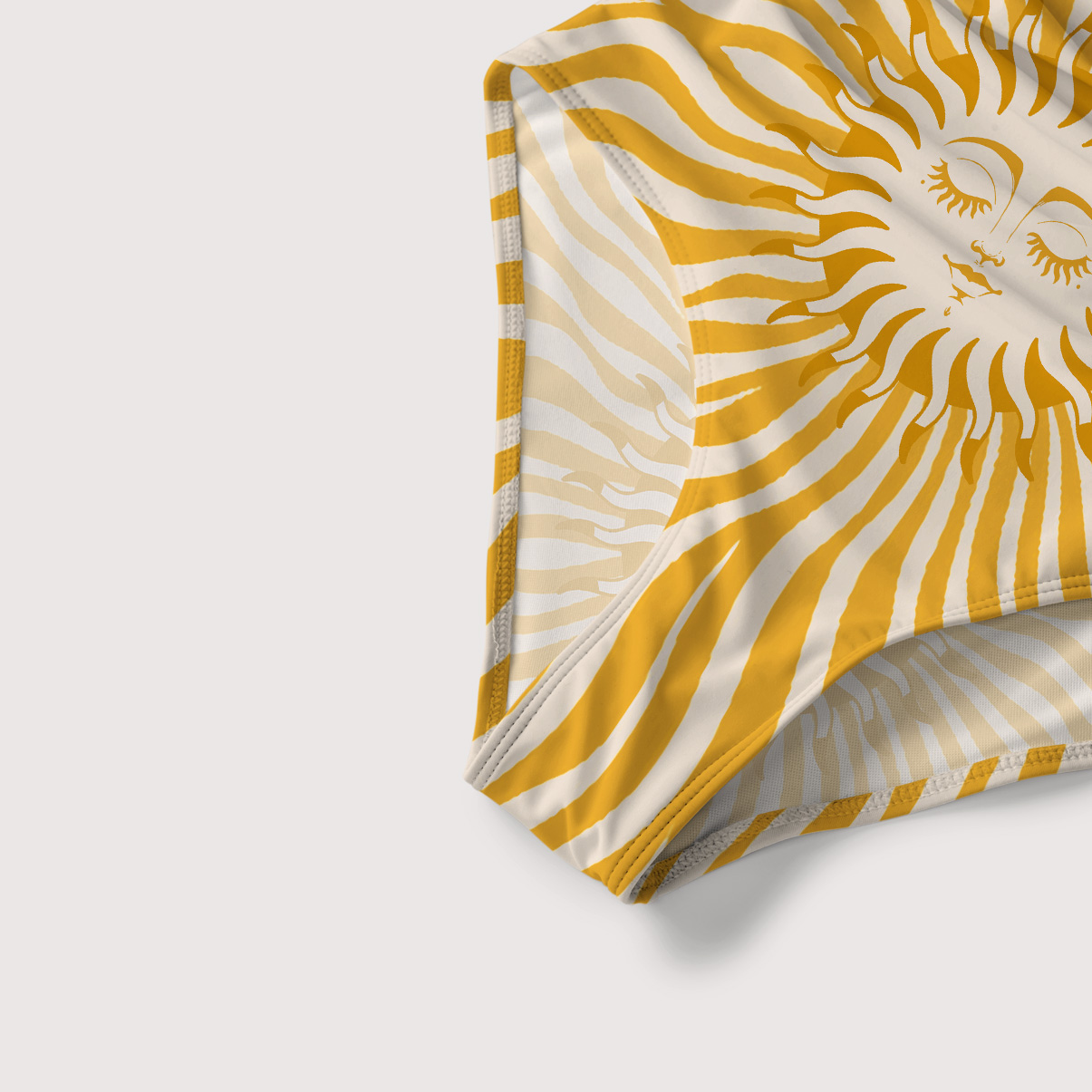 Purplehecate Radiance of the Sun Slim-Strap Swimsuit