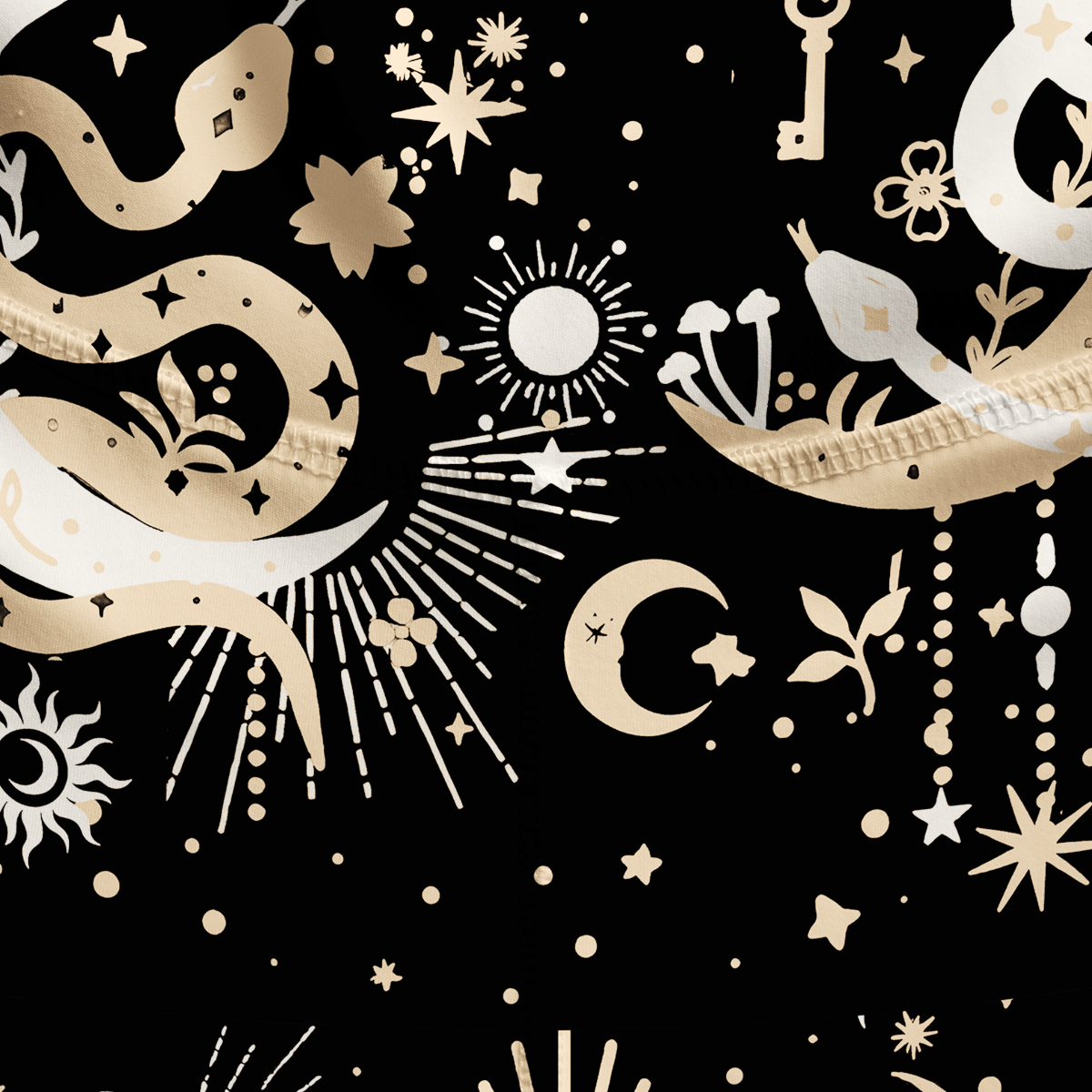 Purplehecate Divine Serpent Under the Moon Yoga Pants