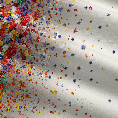 Purplehecate Spring Garden Wide Leg Jumpsuit