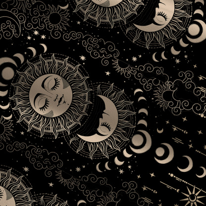 Purplehecate Lunar Eclipse Wide Leg Jumpsuit