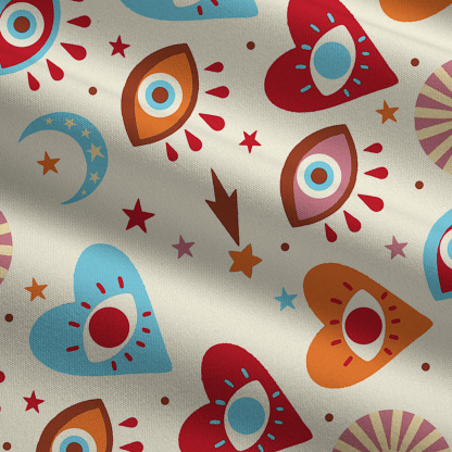 Purplehecate The Enchanted Eye of Love Wide Leg Jumpsuit