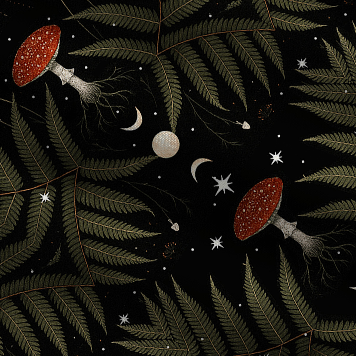 Purplehecate Moonlit Mushroom Gown Wide Leg Jumpsuit