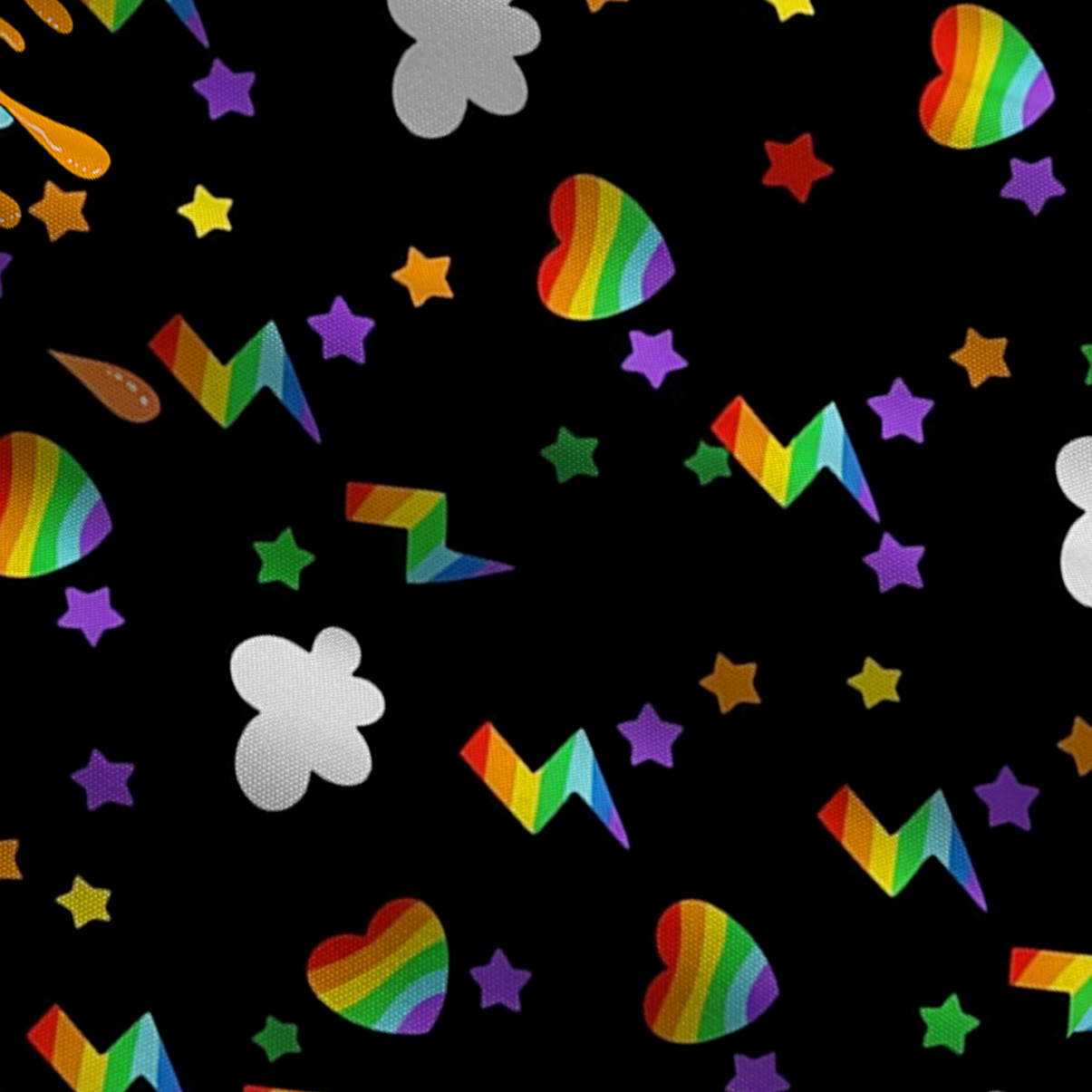 Purplehecate Rainbow Sacred Heart All Seeing Eye Pride Wide Leg Jumpsuit