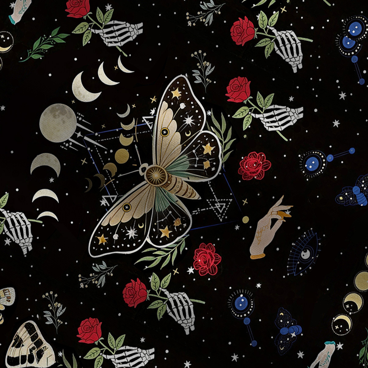 Purplehecate Moonlight Metamorphosis Wide Leg Jumpsuit