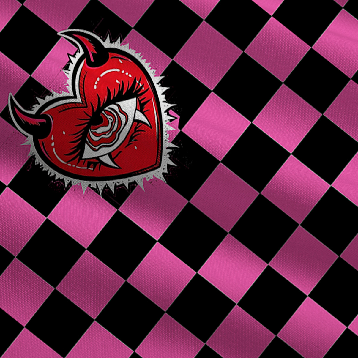 Purplehecate Heart of a Demon Wide Leg Jumpsuit