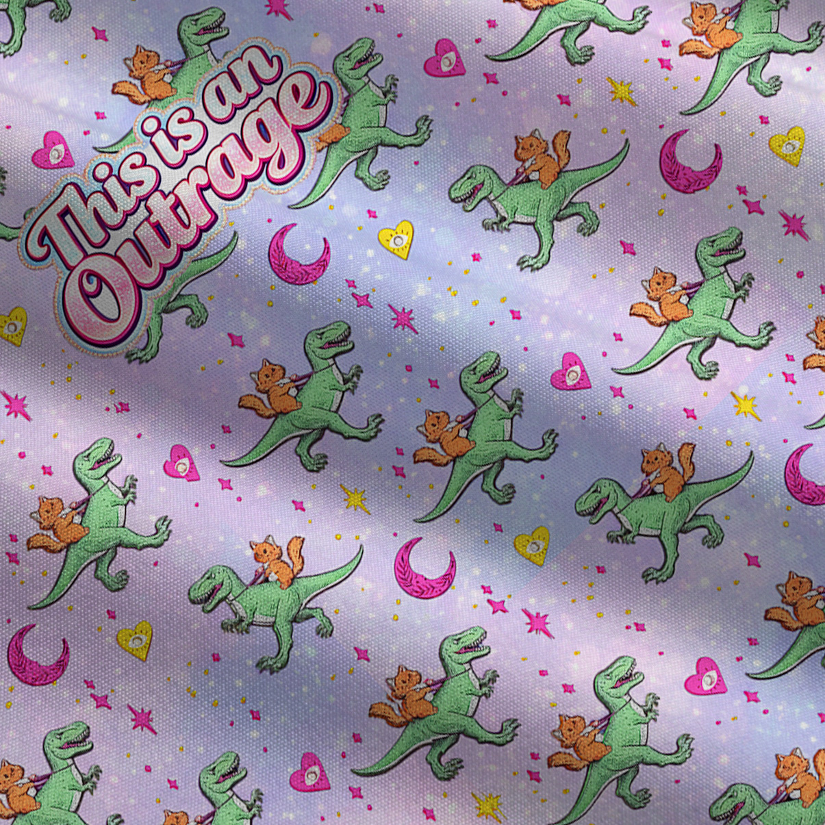 Purplehecate This is an Outrage Wide Leg Jumpsuit