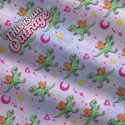 Purplehecate This is an Outrage Wide Leg Jumpsuit