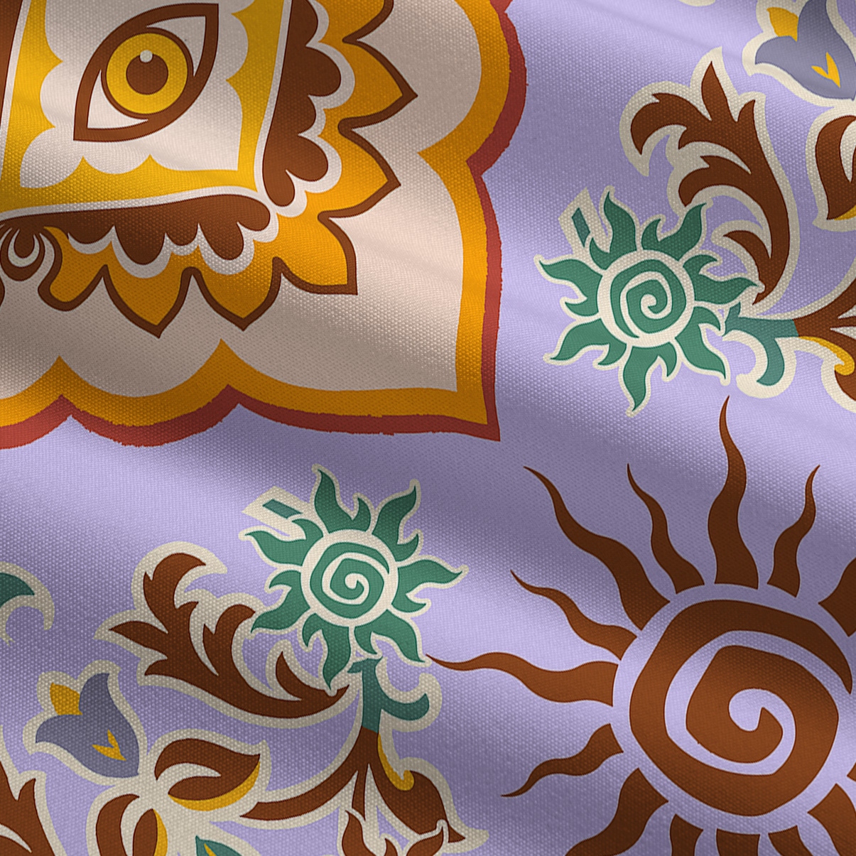 Purplehecate Solar Whispers Witch Wide Leg Jumpsuit