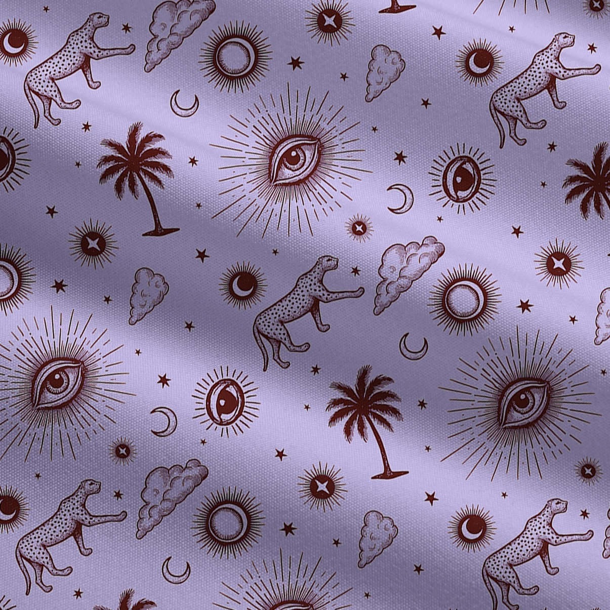 Purplehecate Eye of the Universe Wide Leg Jumpsuit