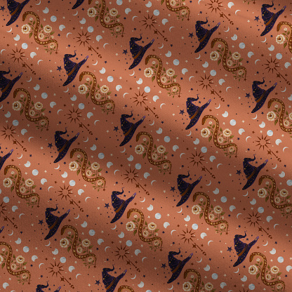 Purplehecate Witch's Enchantment Wide Leg Jumpsuit