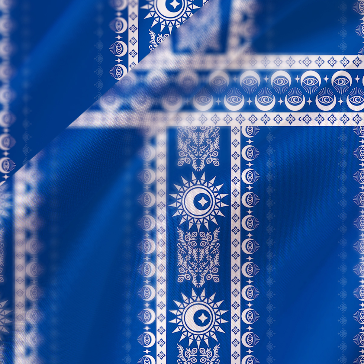 Purplehecate Visionary Sun Satin Cross Back Mini Dress