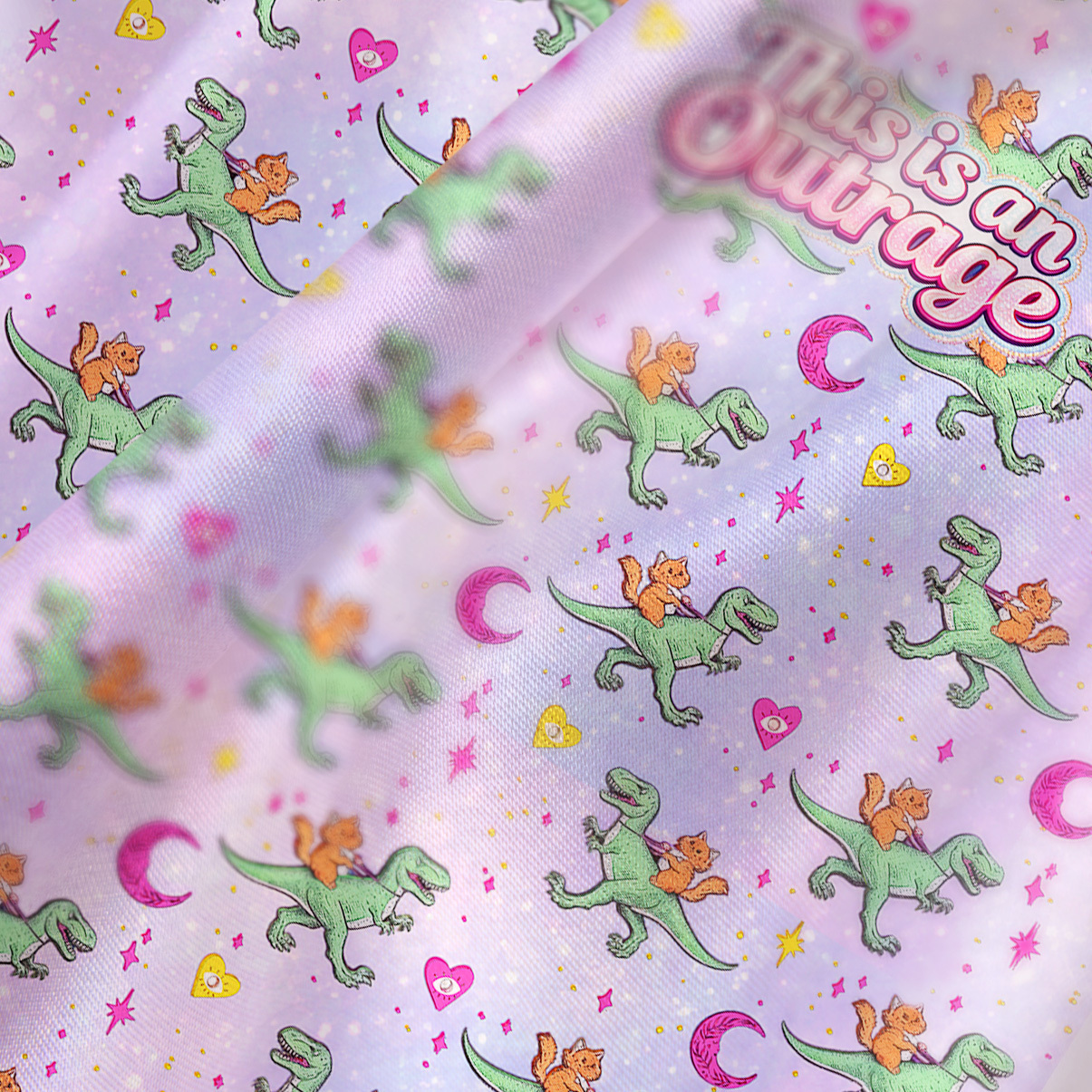 Purplehecate This is an Outrage Satin Cross Back Mini Dress