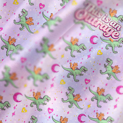 Purplehecate This is an Outrage Satin Cross Back Mini Dress