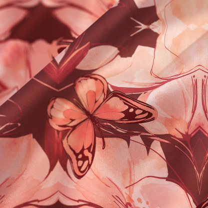 Purplehecate Metamorphosis Spell Satin Cross Back Mini Dress