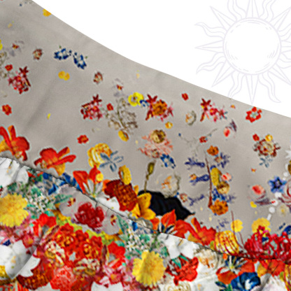 Purplehecate Spring Garden Convertible Maxi Skirt